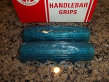 Schwinn Stingray NOS Blue glitter Bicycle Handlebar Grips Original full size
