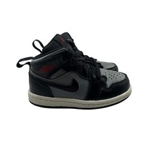 Air Jordan 1 Mid TD Shadow Red Black 640735-096 Basketball Shoes Kids Sz 7C