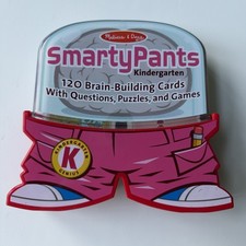 Smarty Pants Kindergarten, 120 Brain Building Cards Melissa  Doug Game SEALED