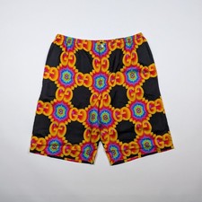 Gucci GG Kaleidoscope Psychedelic Silk Shorts Mens US 36 IT 52 672698 ZAH3W