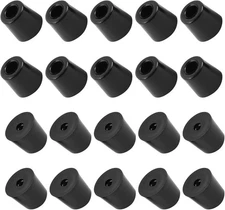 METALLIXITY Rubber Bumper Feet (33x33mm/1.3"x1.3") 20Pcs, Round Leg 33x33mm 