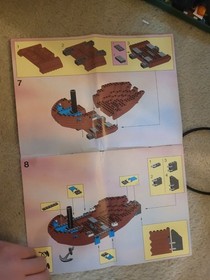 LEGO 6274 Caribbean Clipper 1989 Bluecoat Ship w Sails Cannons Minifigs COMPLETE