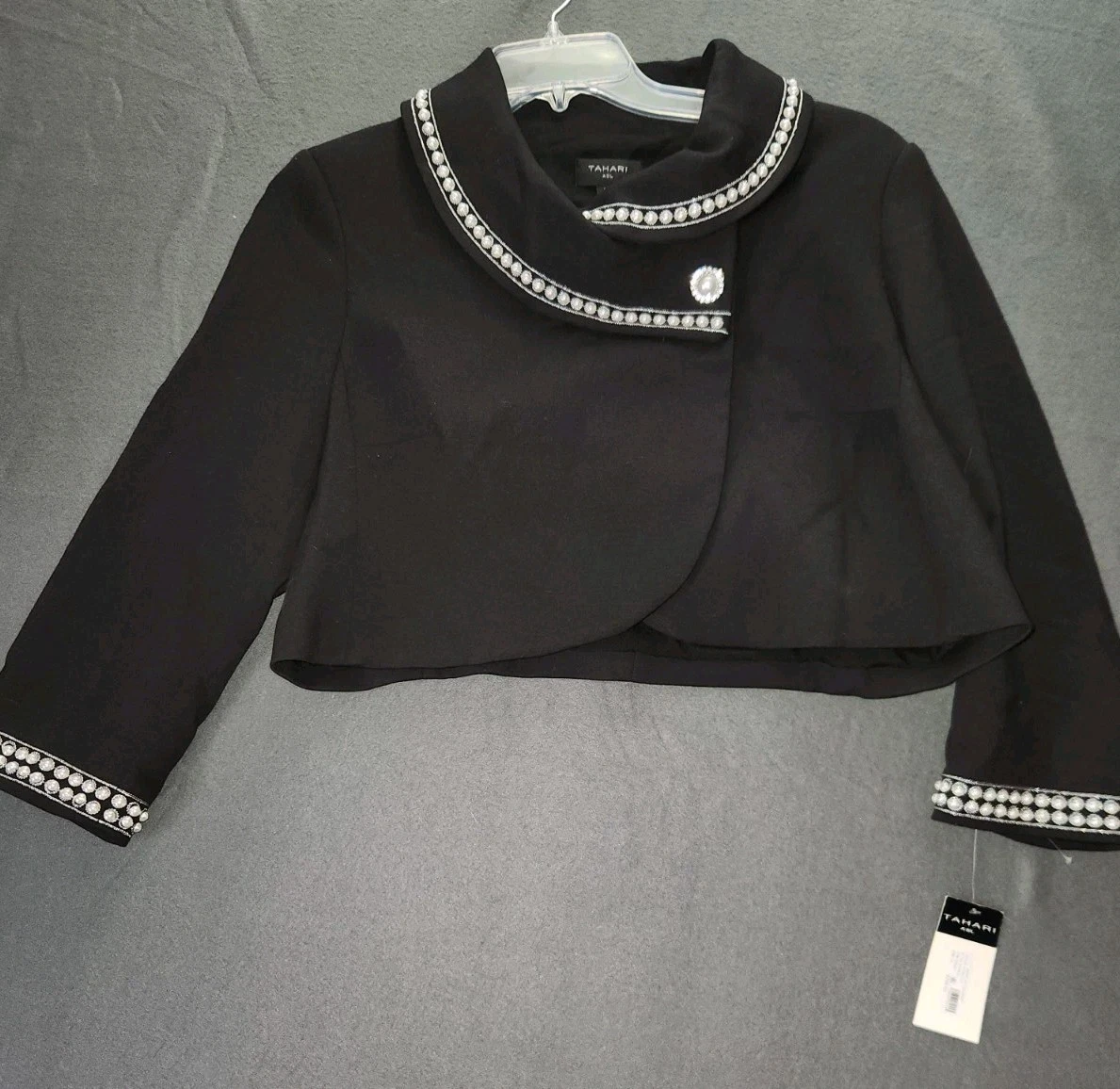 Blazer Noir Professionnel Tahari Pour Femme – Taille 6, Idéal Pour Le Bureau Ou Les Occasions