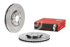 2x Bremsscheibe gelocht/innenbel. 09.D762.10 BREMBO f&uuml;r MERCEDES-BENZ G-KLASSE