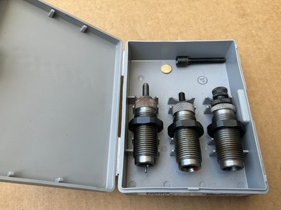 RCBS #18912 Group B .45 ACB Carbide 3 Die Set with Case  NICE!