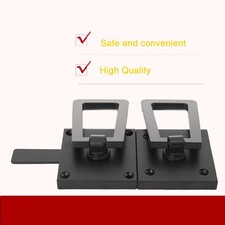 Nuovo Catenaccio Doppio Lato per Recinzioni Esterne Cancelli da Giardino Cancelli in Legno Chiusura Cancelli