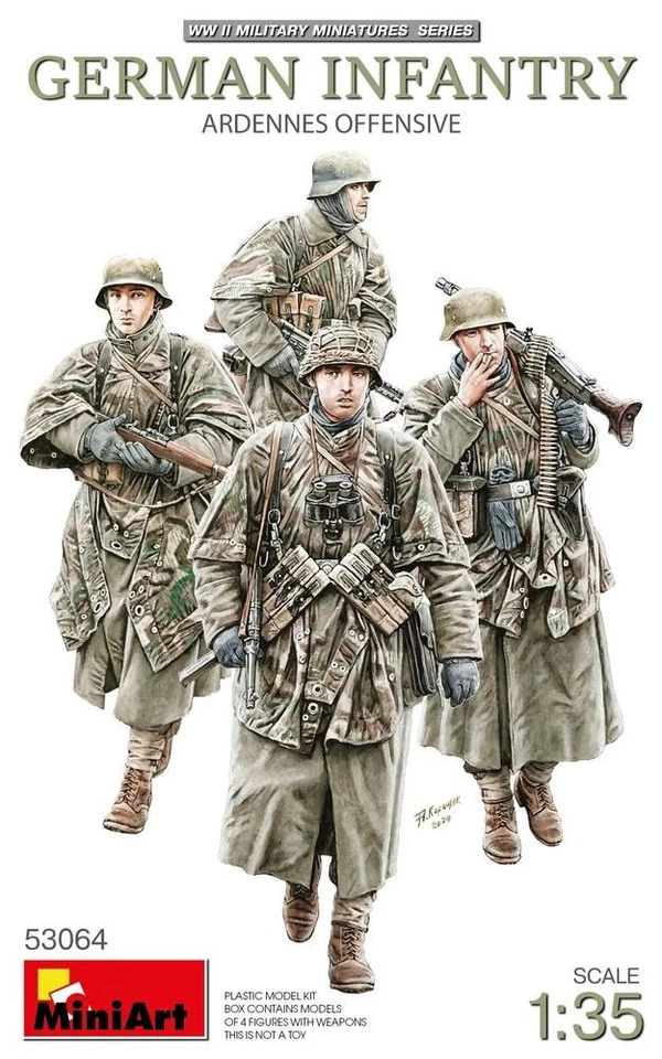 MINIART Infanterie allemande. Offensive des Ardennes - 1/35 - MINIART 53064 - Photo 1/4