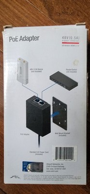 Ubiquitous PoE 48V Adapter 0,5 A Power Over Ethernet