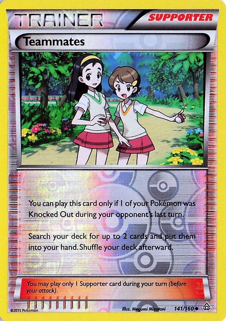 Teammates 141/160 REVERSE HOLO Primal Clash NM