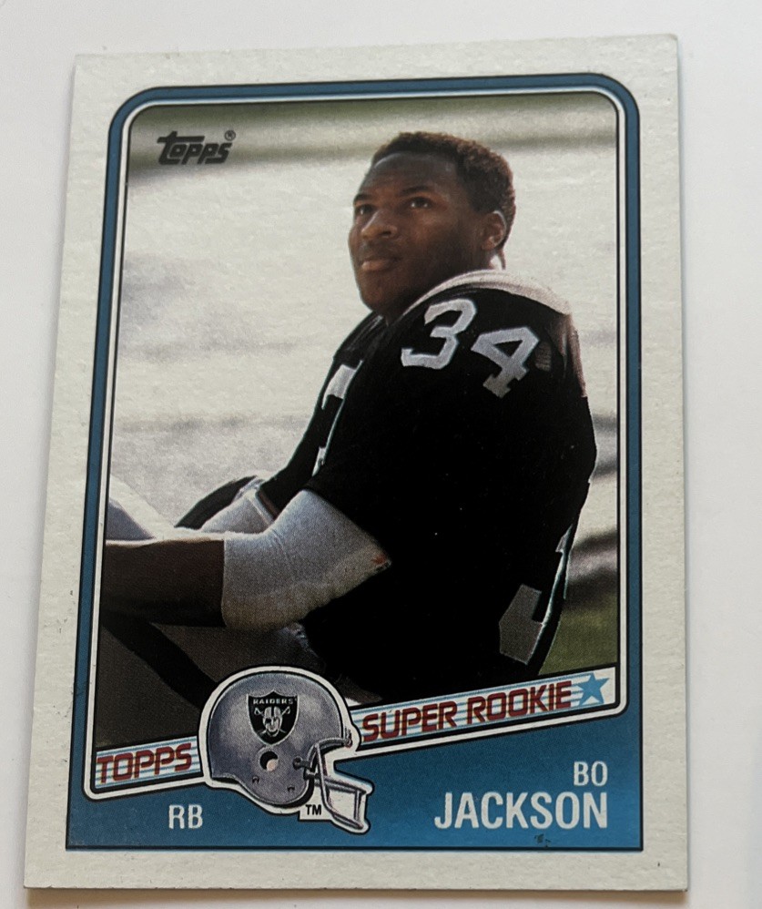 Bo Jackson 1988 Topps #327 (RC) Bubble Gum See Pics