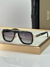 DITA DTS403 Sunglasses 54  19-145 Black Gold Frame Grey Gradient Lens