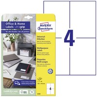 Avery-Zweckform 6124 Universal-Etiketten 105 X 148 Mm Papier Weiß 40 St. Perm...