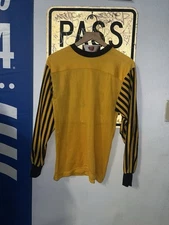 Vintage 80s TUFF-RIDER BY TEX-ALL Co., inc BMX STRIPPED SLEEVES JERSEY