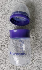 LANSINOH Babyflasche NEU NaturalWave Sauger 160 ml Silikon S 1m+ Size 2