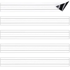 Chinco 5 Pack 24'x 3' Dry Erase Magnetic Sentence Strips for Teacher,Large Ma...