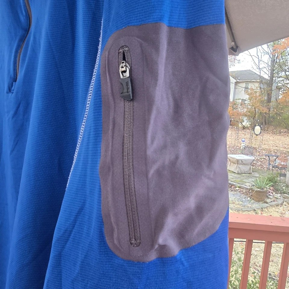 Chaqueta de golf Ping para hombre talla 2XL azul rendimiento 1/4 cremallera pulóver cortavientos  Foto 4 de 4