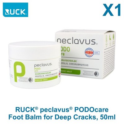 Peclavus PODOcare Heel Anti Crack Balm Skin Crack Fissures Propolis Extract 50ml