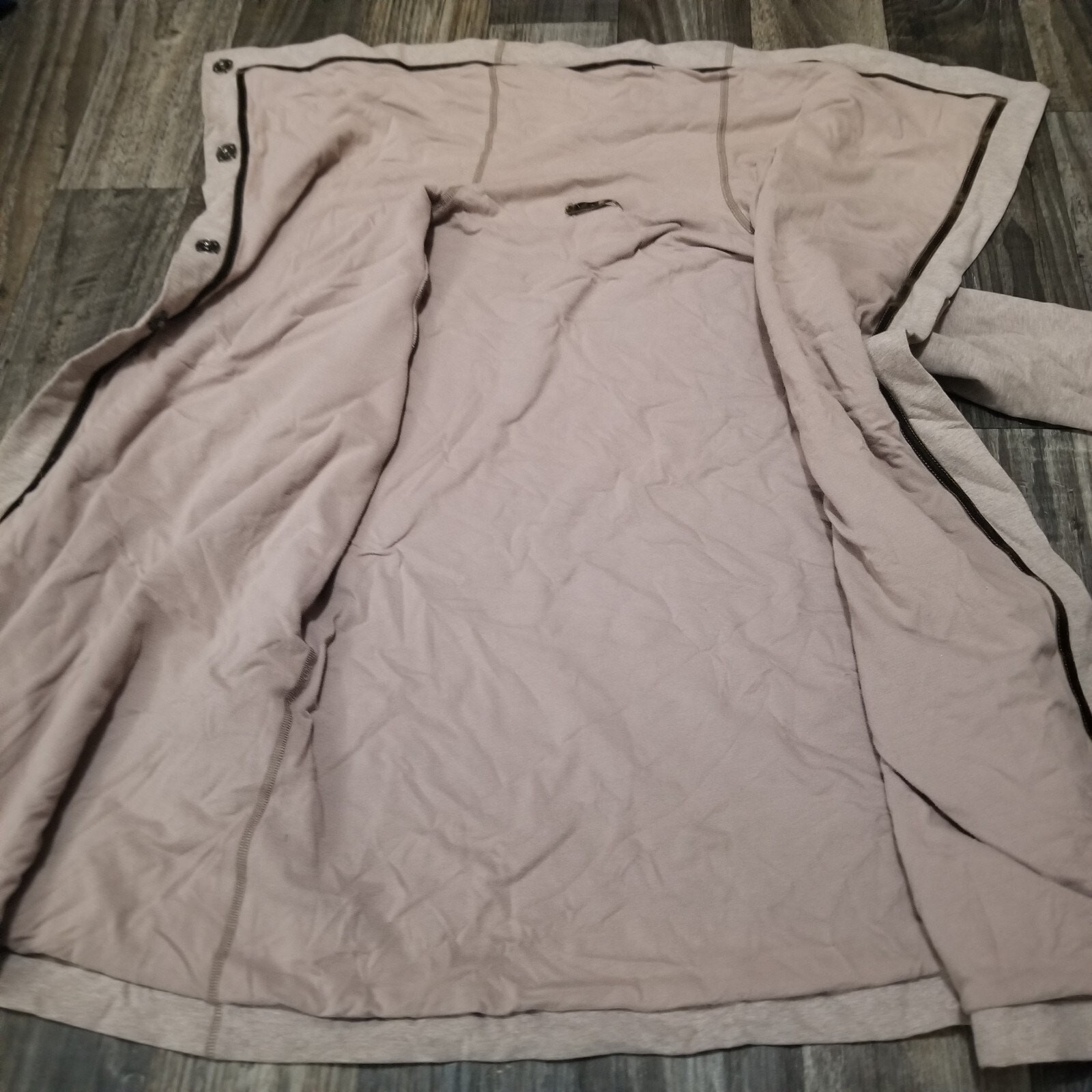 LULULEMON Asymmetric Snap Button Jacket Heathered… - image 11