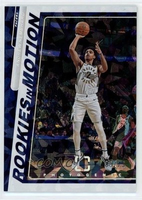 2022-23 Panini Photogenic Rookies in Motion Diamond 5/75 Andrew Nembhard RC 1uw6