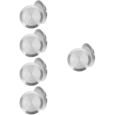 10 PCs Tri Caps 304 Edelstahl -Endkappen für Kosmetik -Engineering -Getränke