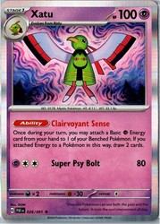 Xatu 026/091 Holo Rare Paldean Fates