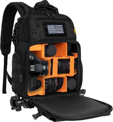 TORIBIO Camera Backpack for DSLR/SLR/Mirrorless Photography Camera, Water-resist