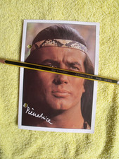 Karte Winnetou Pierre Brice Karl May Film Bravo 1980