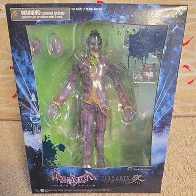 Batman Arkham Asylum Play Arts Kai Figure THE JOKER Japan Square Enix No2 - NEW