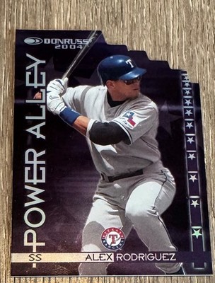 Rare Arod Insert - Pop ''0'' 2004 Alex Rodriguez Donruss Power Alley/25