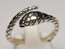 SNAKE PATTERN 925 STERLING SILVER RING