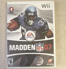 Madden NFL 07 Nintendo Wii - Disc, Case, Manual