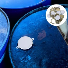 80 Pcs Oil Drum Seal Caps Iron Bung Caps Drum Plugs for 200 Barrels