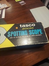 TASCO SPOTTING SCOPE 18 TAZ ZOOM 20-60 POWER IN ORIGINAL BOX NO TRIPOD