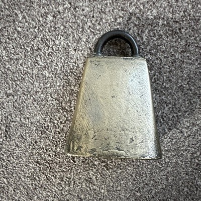  Bronze Vintage Kuhglocke in sehr gutem Zustand für Alter 14 cm lang x 10 cm breit 