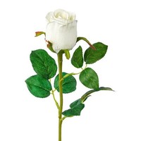artplants KüNstliche Rose Kloni, Weiß, 50Cm