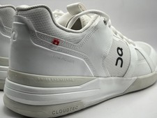 Men  s On THE ROGER Clubhouse Pro White Ice Tennis Shoes Roger Federer Size 12