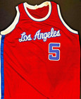 CARON BUTLER SIGNED #5 RED CUSTOM JERSEY - Size XL (Beckett) Los Angeles Clipper — photo 3