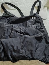 TYR Women's Hexa Diamondfit Swimsuit Size 30 Black Brand New with Tags