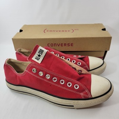 Converse Chuck Taylor All Star OX M9696 Red Unisex Casual Shoes Men 11 Women 13
