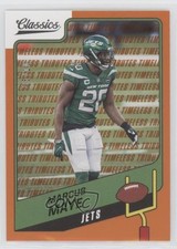 2021 Panini Classics Timeless Tributes Orange 5/10 Marcus Maye #74 1u6