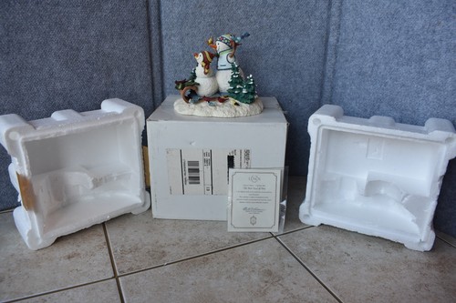 Pupazzi di neve Lenox "Il miglior tipo di giorno" slitta pupazzi di neve Lynn Bywaters Natale  - Foto 1 di 8
