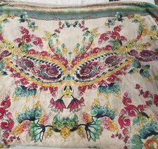 Johnny Was Love Cozy Reversible Fleece Blanket  New Size O/S