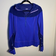 Lululemon 12 Women's Birds Activewear Workout 1/4 Zip Hoodie