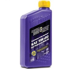 Royal Purple 06520 High Performance Synthetic Motor Oil 5W-20 Case of 6, 1 Quart 46.07 per gallon