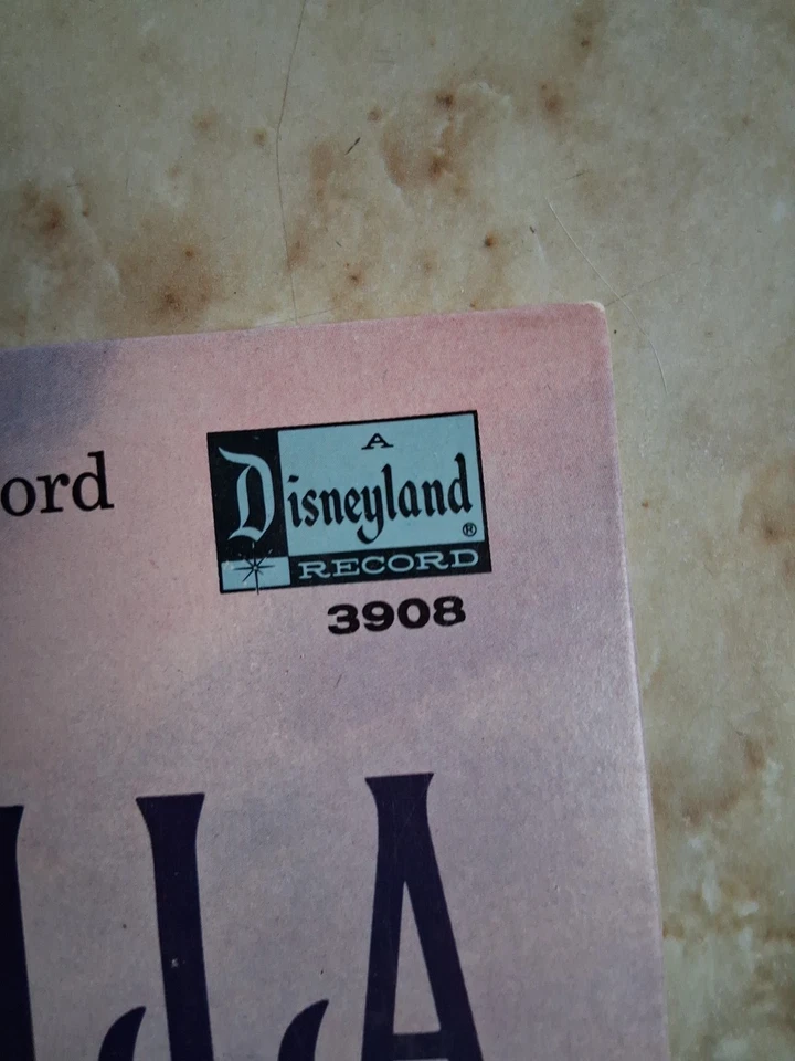 Walt Disney's CINDERELLA 1969 Disneyland LP Record 3908 + 11-Page Book EX/VG - Image 3 of 4