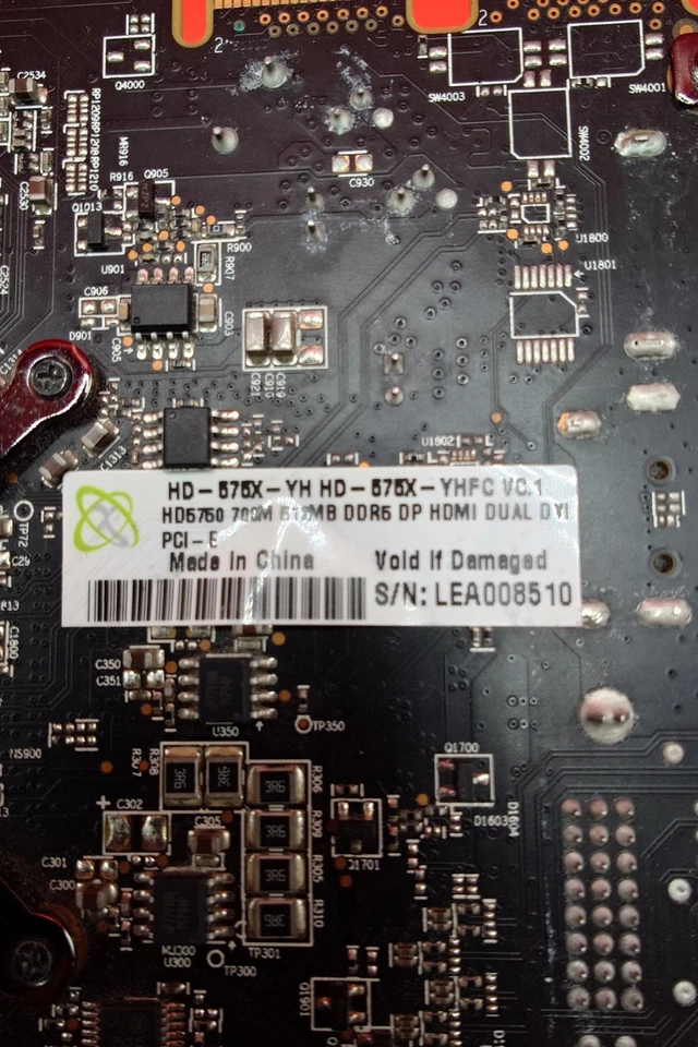 ATI Radeon HD5750 700M 512MB DDR5 Retro Gaming GPU. - Image 3 of 4