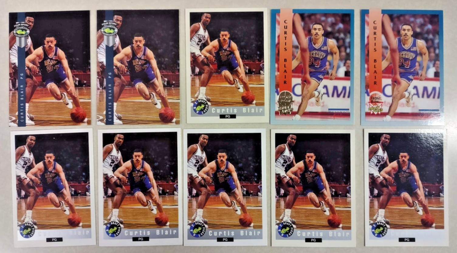 10 card lot of CURTIS BLAIR ROOKIES! NBA Rockets Must for Collector FREE S&H!