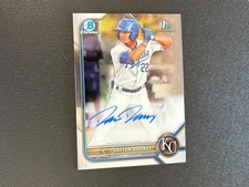 Dayton Dooney 2022 Bowman Chrome 1st Auto Autograph RC KC Royals E91