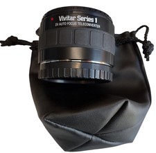 Vivitar Series 1 2X AF Teleconverter 7-Element Minolta Sony A-Mount w/ Case