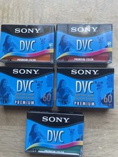 Sony DVC 60 Minute Premium Color Mini DV Cassette  LOT Of 5  